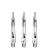 One80 Vice Shafts - Stems with Springs - Clear Short