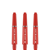 Mission GripLock Shafts - Dart Stems - Red
