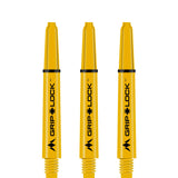 Mission GripLock Shafts - Dart Stems - Yellow