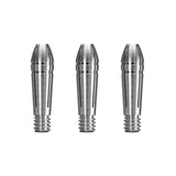 Mission Titan Fox Spare Tops - for Ti Fox Shafts - Aluminium Silver
