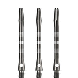 Designa Multiline Aluminium Shafts - Regrooved - Gun Metal