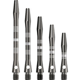 Designa Multiline Aluminium Shafts - Regrooved - Gun Metal