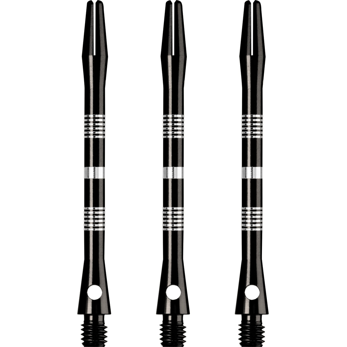 Designa Multiline Aluminium Shafts - Regrooved - Black Long