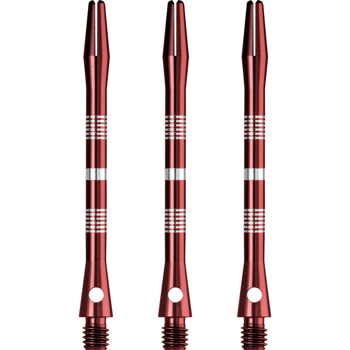 Designa Multiline Aluminium Shafts - Regrooved - Red Long