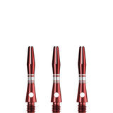 Designa Multiline Aluminium Shafts - Regrooved - Red Extra Short