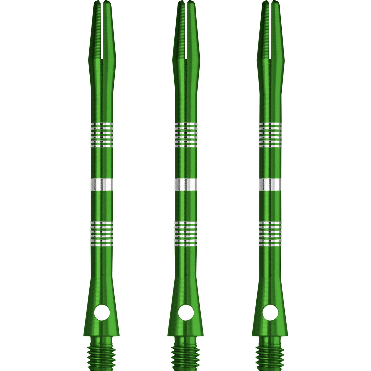 Designa Multiline Aluminium Shafts - Regrooved - Green Long