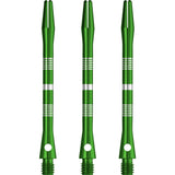 Designa Multiline Aluminium Shafts - Regrooved - Green Long