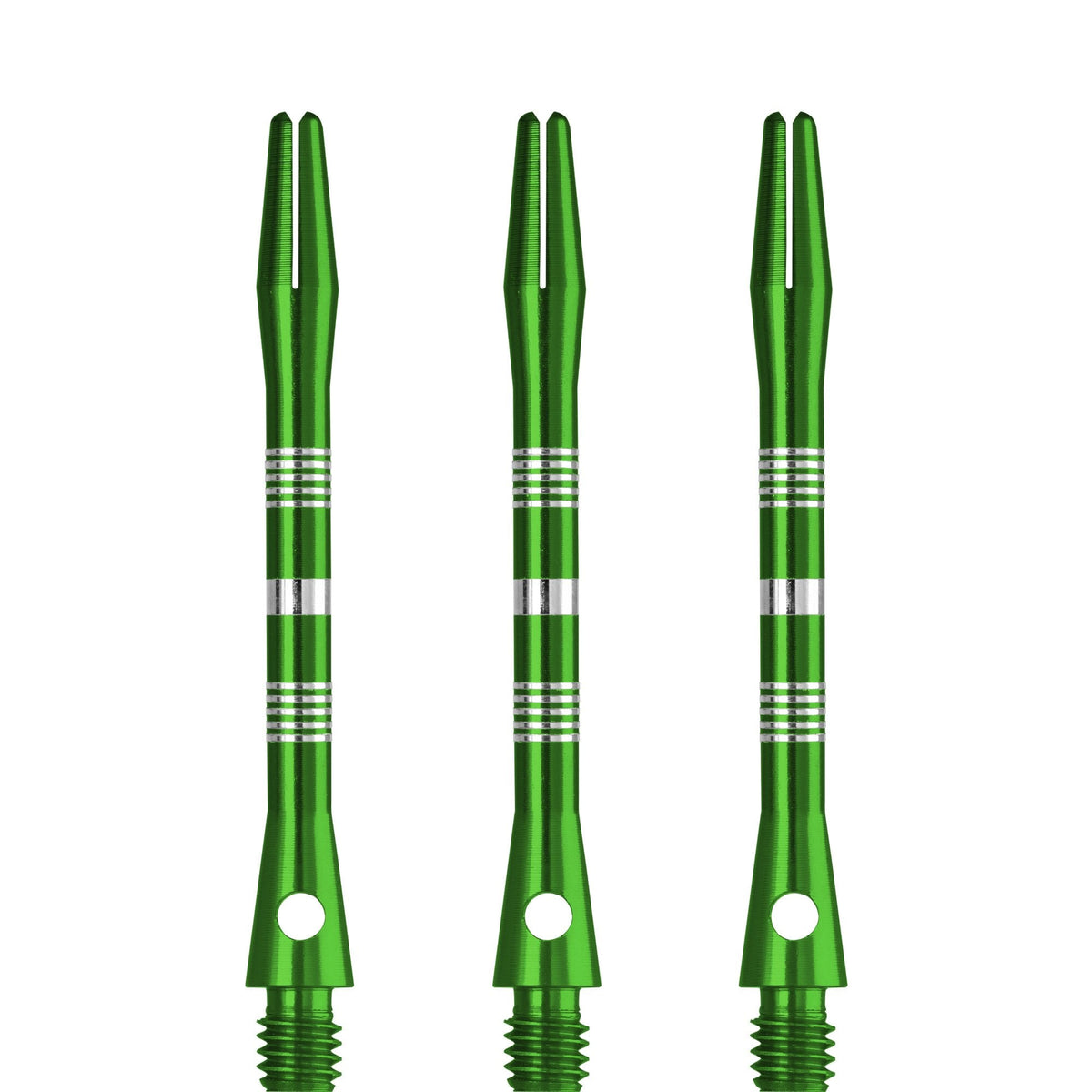 Designa Multiline Aluminium Shafts - Regrooved - Green Medium