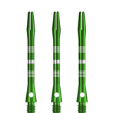 Designa Multiline Aluminium Shafts - Regrooved - Green Medium