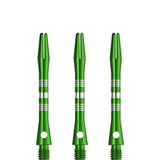 Designa Multiline Aluminium Shafts - Regrooved - Green Tweenie