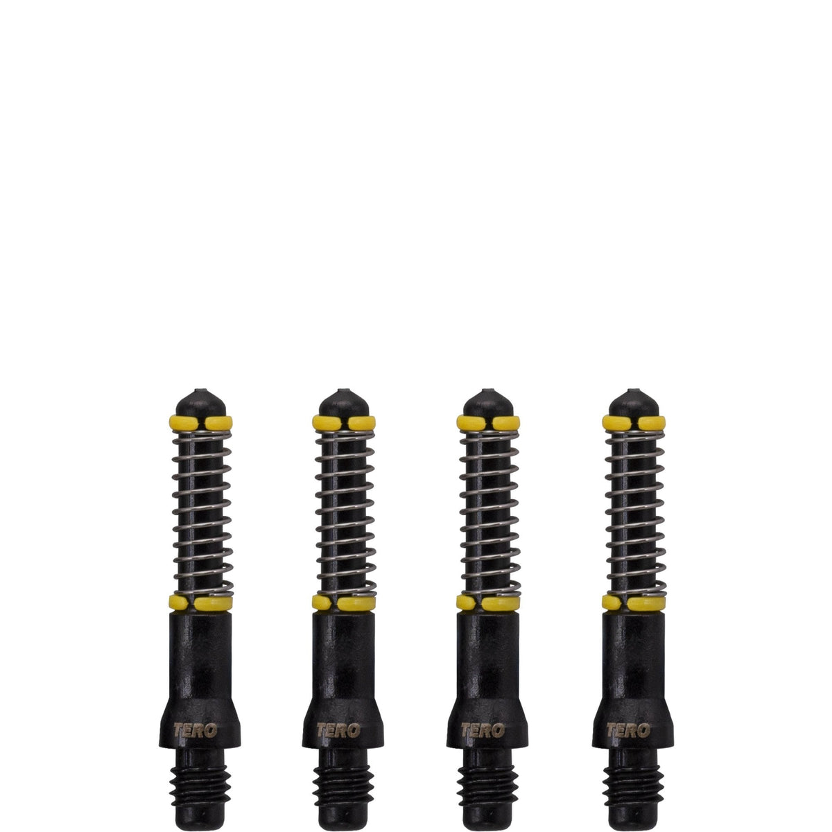 Cuesoul - Dart Shafts - Tero Flight System - AK7 - Standard - Set of 4 - Black Cuesoul 25mm