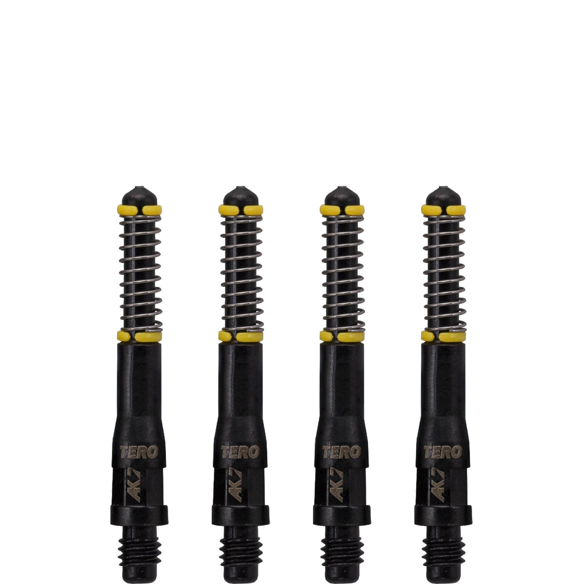 Cuesoul - Dart Shafts - Tero Flight System - AK7 - Standard - Set of 4 - Black Cuesoul 34mm