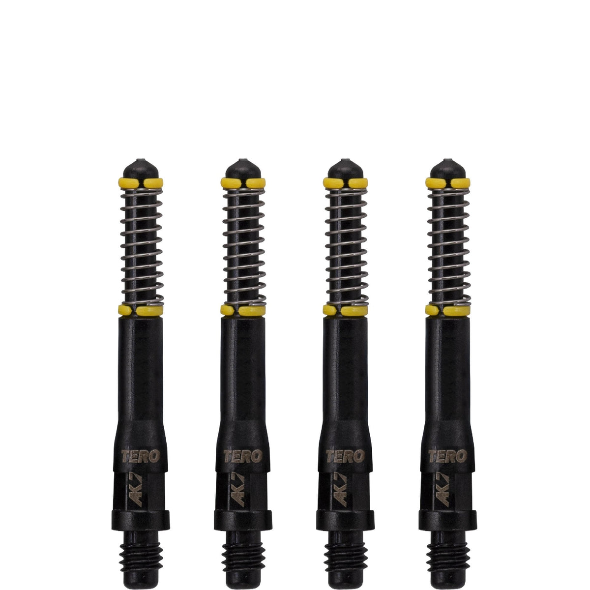 Cuesoul - Dart Shafts - Tero Flight System - AK7 - Standard - Set of 4 - Black Cuesoul 37mm