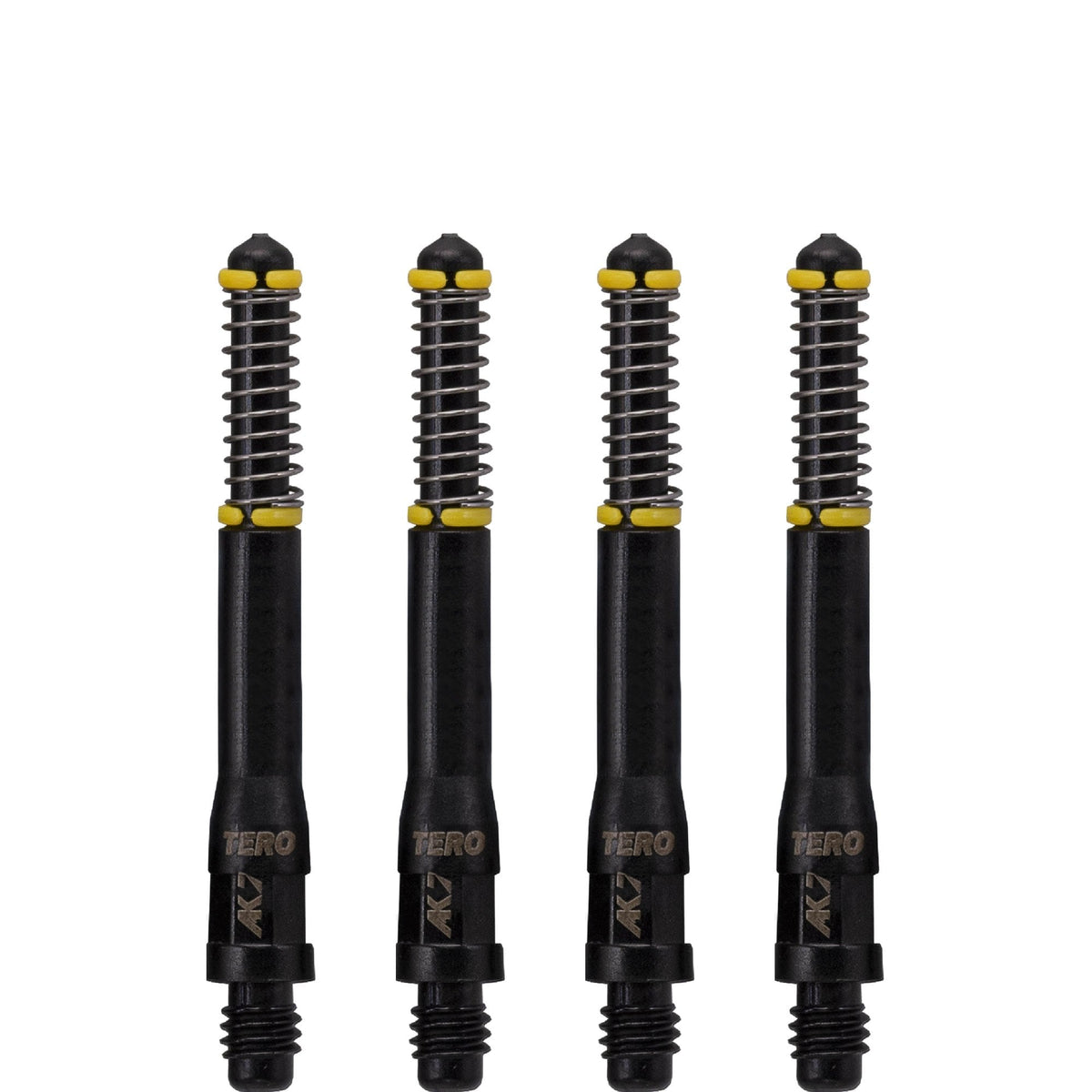 Cuesoul - Dart Shafts - Tero Flight System - AK7 - Standard - Set of 4 - Black Cuesoul 40mm