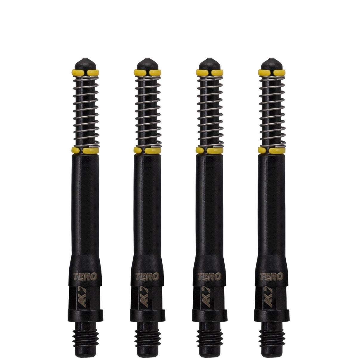 Cuesoul - Dart Shafts - Tero Flight System - AK7 - Standard - Set of 4 - Black Cuesoul 43.5mm
