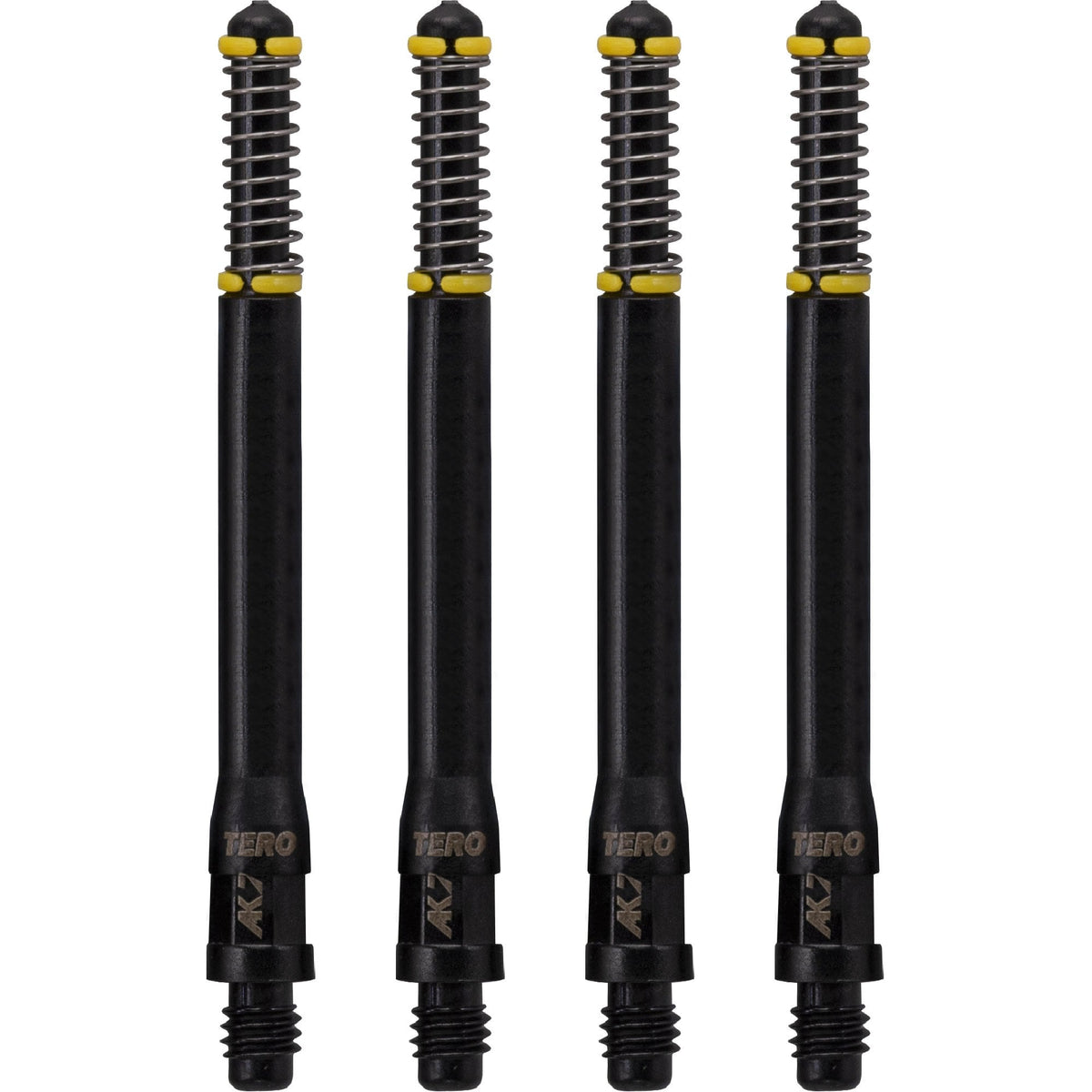 Cuesoul - Dart Shafts - Tero Flight System - AK7 - Standard - Set of 4 - Black Cuesoul 53mm