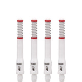 Cuesoul - Dart Shafts - Tero Flight System - AK7 - Standard - Set of 4 - White Cuesoul 40mm