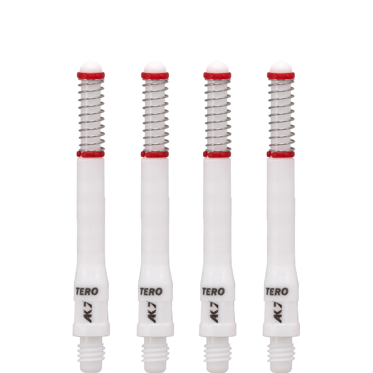 Cuesoul - Dart Shafts - Tero Flight System - AK7 - Standard - Set of 4 - White Cuesoul 43.5mm