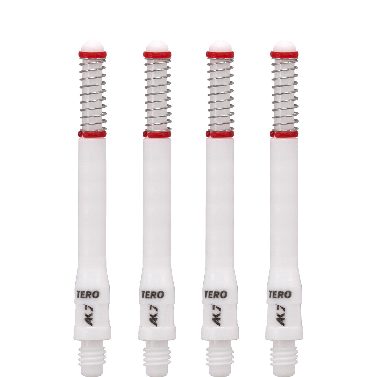 Cuesoul - Dart Shafts - Tero Flight System - AK7 - Standard - Set of 4 - White Cuesoul 47mm