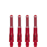 Cuesoul - Dart Shafts - Tero Flight System - AK7 - Standard - Set of 4 - Red Cuesoul 34mm