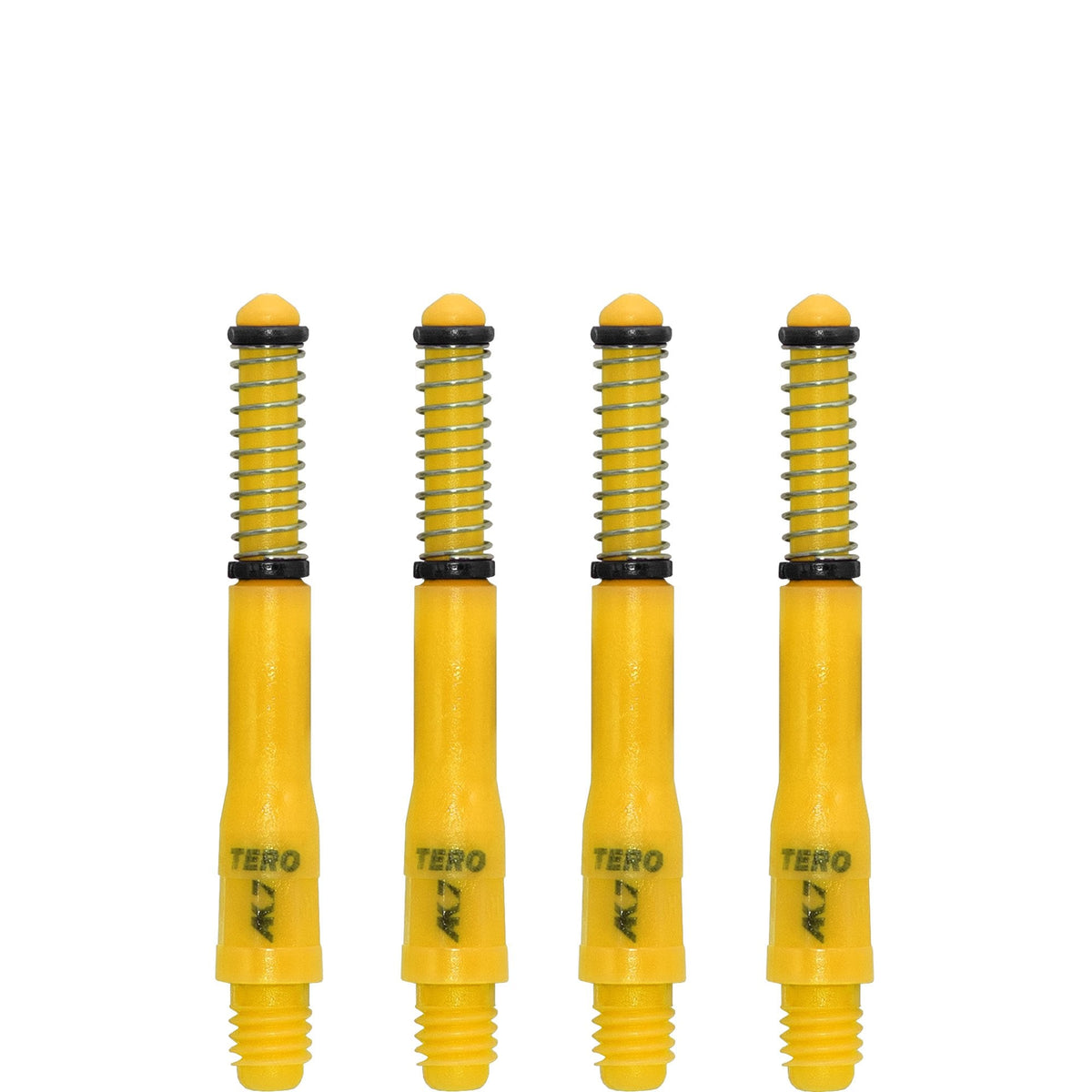 Cuesoul - Dart Shafts - Tero Flight System - AK7 - Standard - Set of 4 - Yellow Cuesoul 37mm