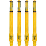 Cuesoul - Dart Shafts - Tero Flight System - AK7 - Standard - Set of 4 - Yellow Cuesoul 53mm