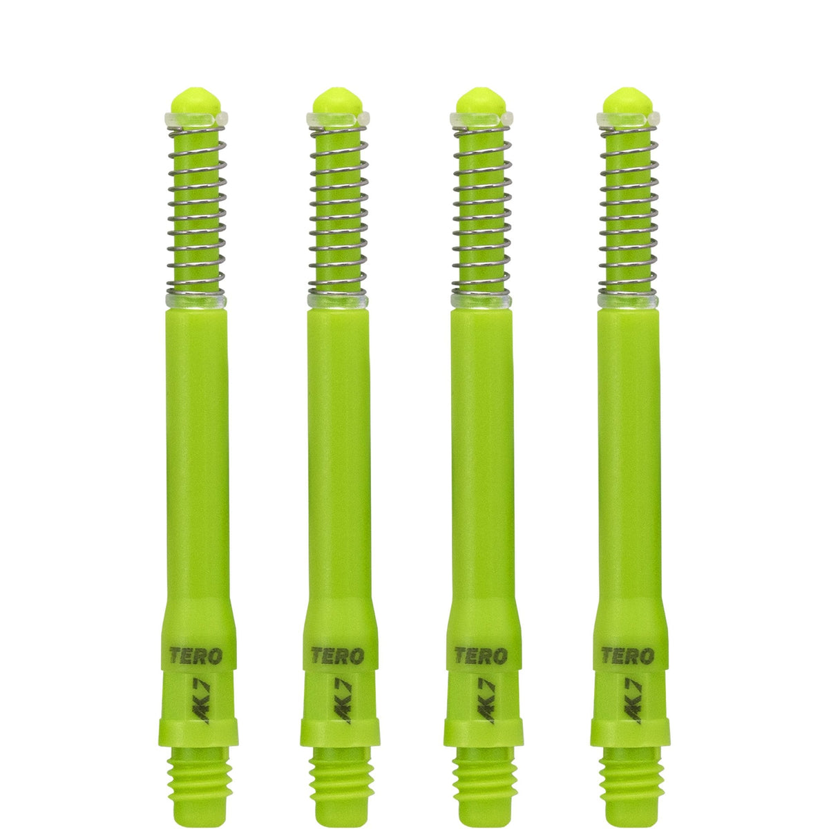 Cuesoul - Dart Shafts - Tero Flight System - AK7 - Standard - Set of 4 - Green Cuesoul 47mm