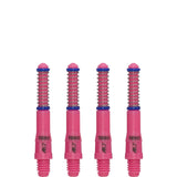 Cuesoul - Dart Shafts - Tero Flight System - AK7 - Standard - Set of 4 - Pink Cuesoul 32mm