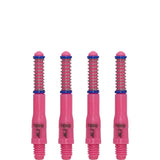 Cuesoul - Dart Shafts - Tero Flight System - AK7 - Standard - Set of 4 - Pink Cuesoul 34mm