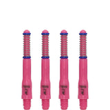 Cuesoul - Dart Shafts - Tero Flight System - AK7 - Standard - Set of 4 - Pink Cuesoul 37mm