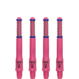 Cuesoul - Dart Shafts - Tero Flight System - AK7 - Standard - Set of 4 - Pink Cuesoul 40mm