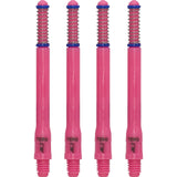 Cuesoul - Dart Shafts - Tero Flight System - AK7 - Standard - Set of 4 - Pink Cuesoul 53mm