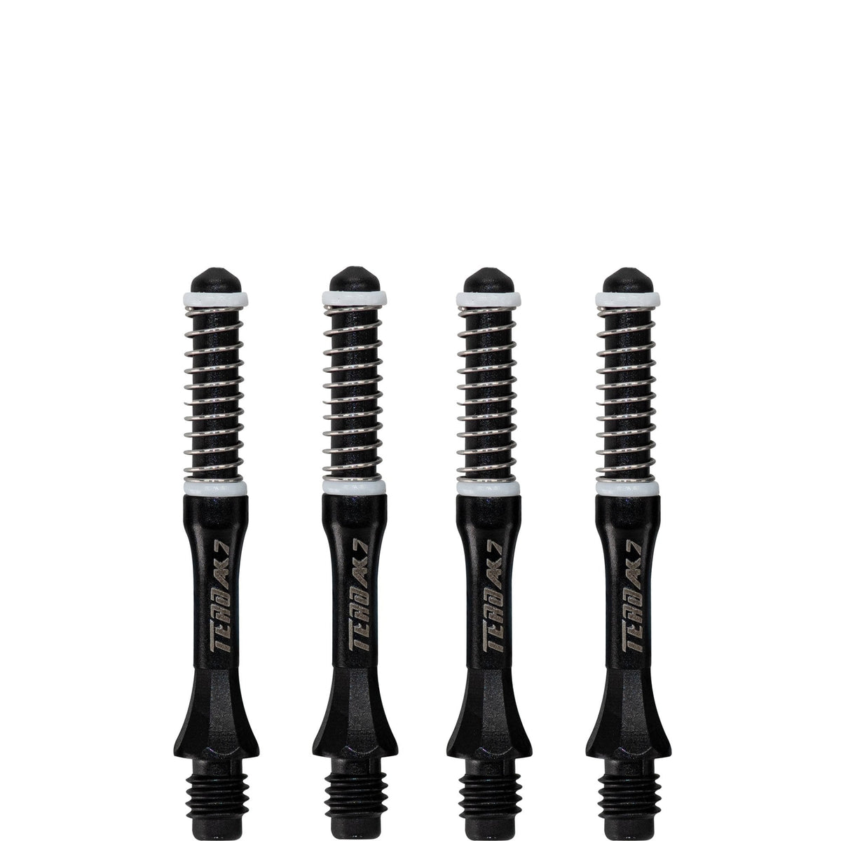 Cuesoul - Dart Shafts - Tero Flight System - AK7 - Slim - Set of 4 - Black Cuesoul 34mm