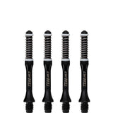 Cuesoul - Dart Shafts - Tero Flight System - AK7 - Slim - Set of 4 - Black Cuesoul 37mm