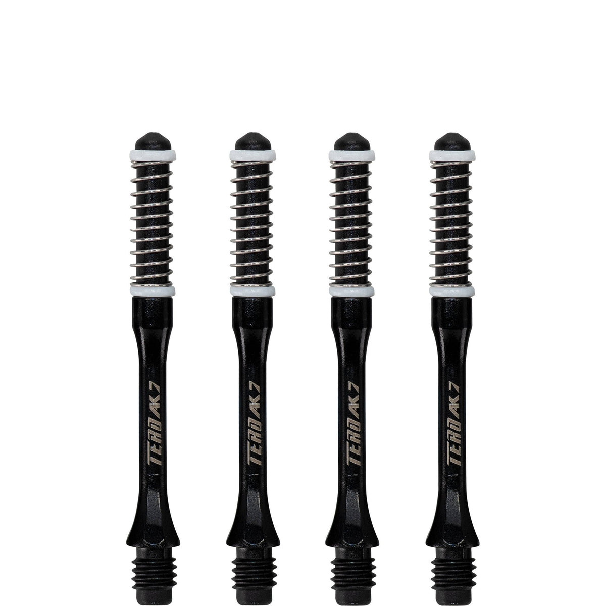 Cuesoul - Dart Shafts - Tero Flight System - AK7 - Slim - Set of 4 - Black Cuesoul 40mm