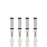Cuesoul - Dart Shafts - Tero Flight System - AK7 - Slim - Set of 4 - White Cuesoul 32mm