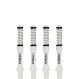 Cuesoul - Dart Shafts - Tero Flight System - AK7 - Slim - Set of 4 - White Cuesoul 34mm