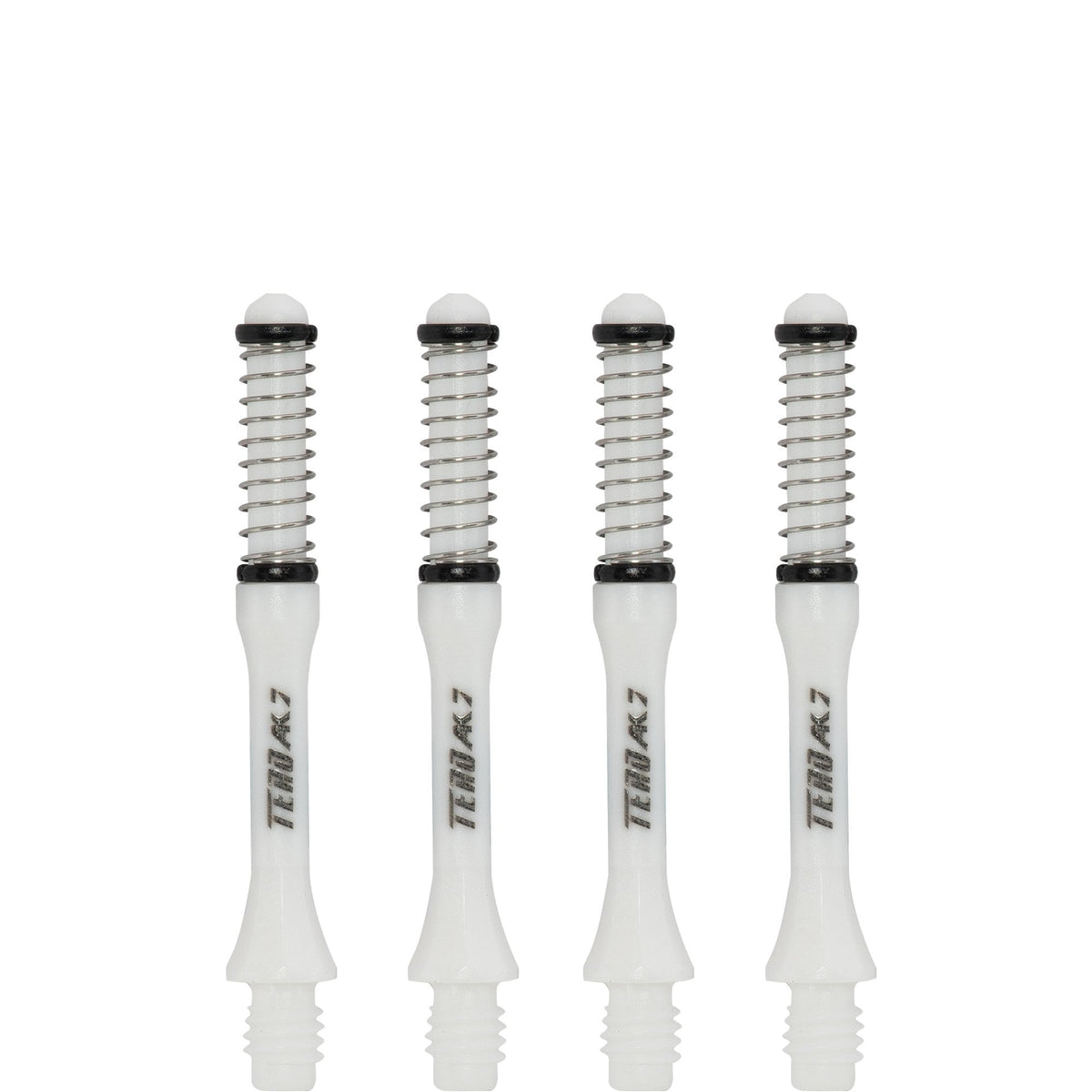 Cuesoul - Dart Shafts - Tero Flight System - AK7 - Slim - Set of 4 - White Cuesoul 37mm