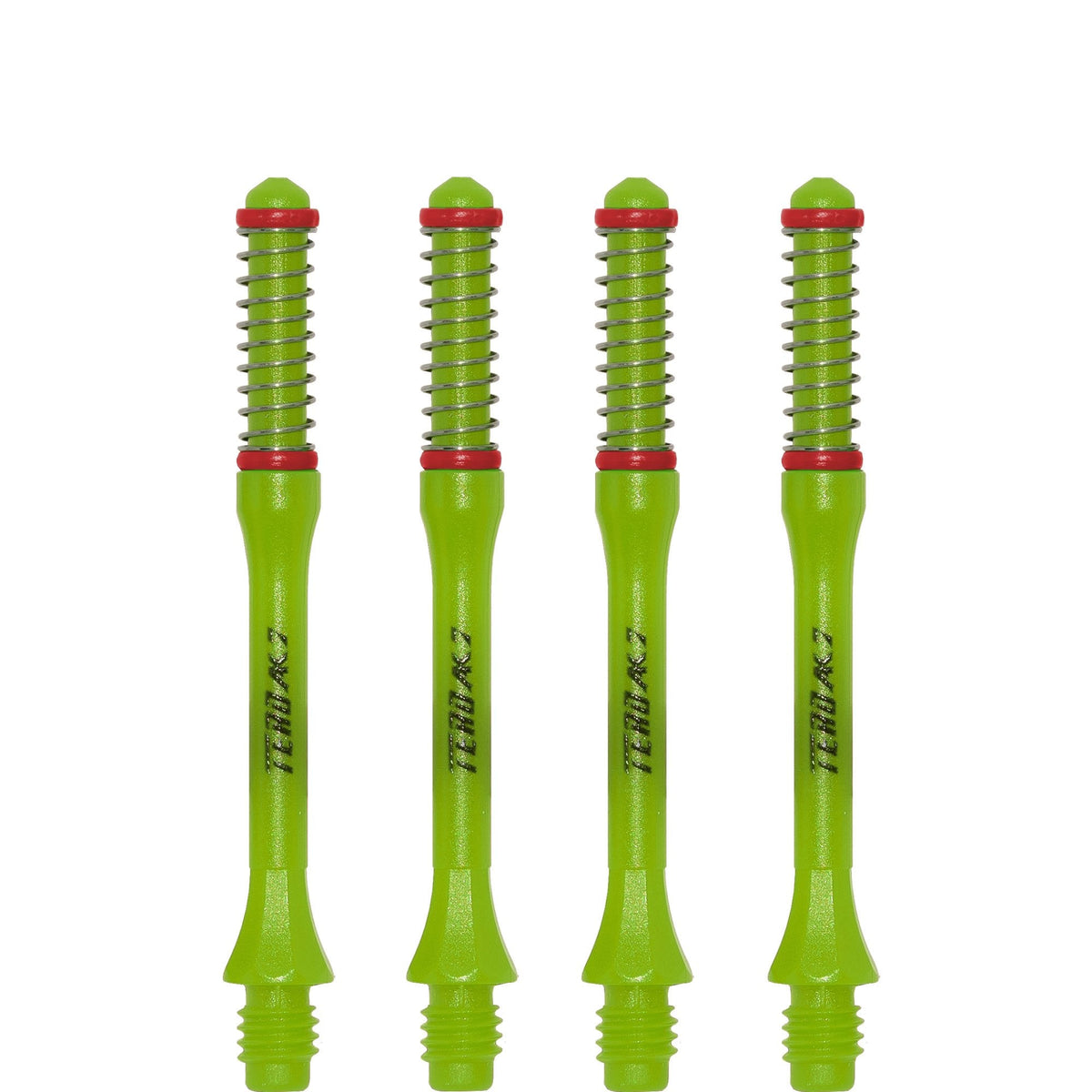 Cuesoul - Dart Shafts - Tero Flight System - AK7 - Slim - Set of 4 - Green Cuesoul 43.5mm