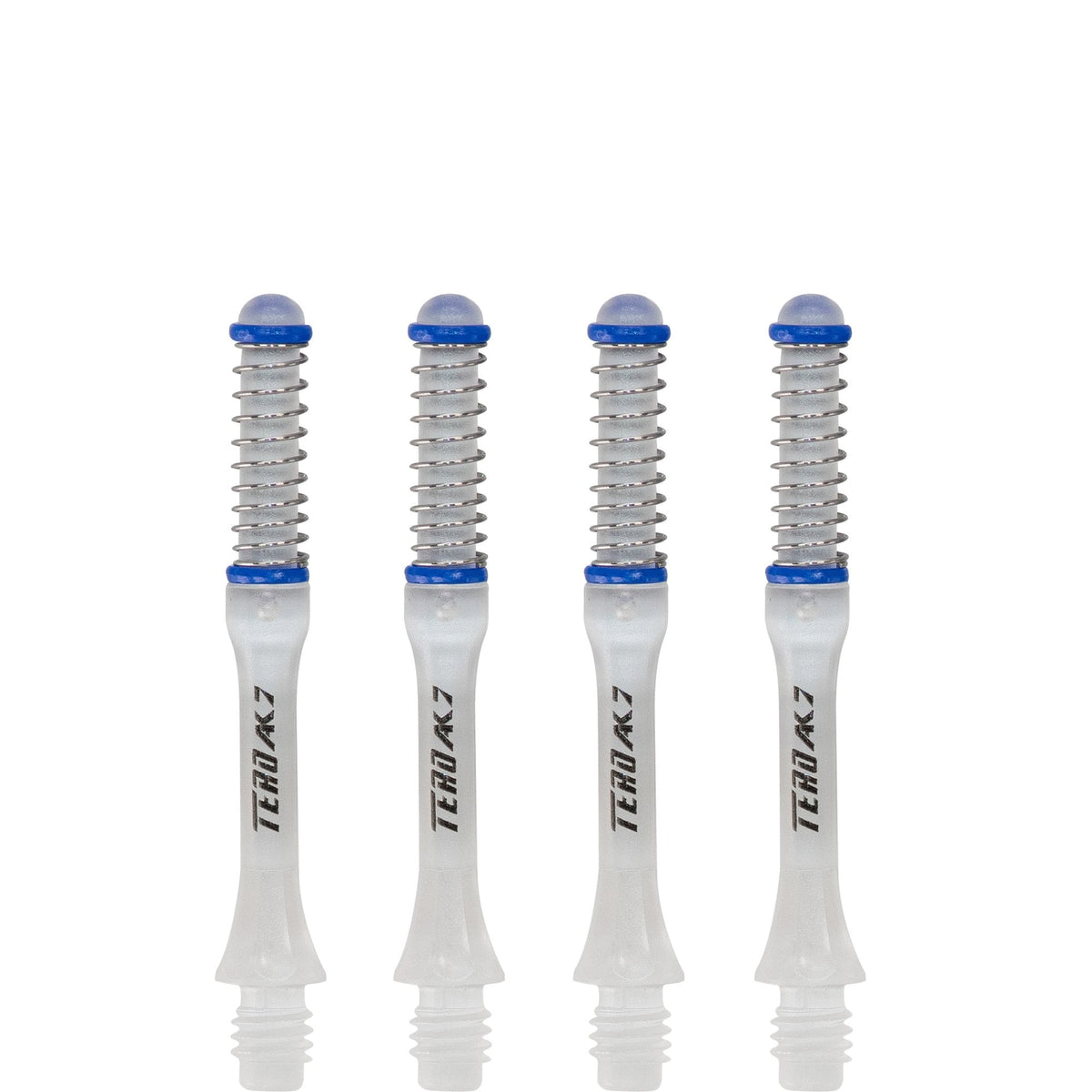 Cuesoul - Dart Shafts - Tero Flight System - AK7 - Slim - Set of 4 - Ice Clear Cuesoul 37mm