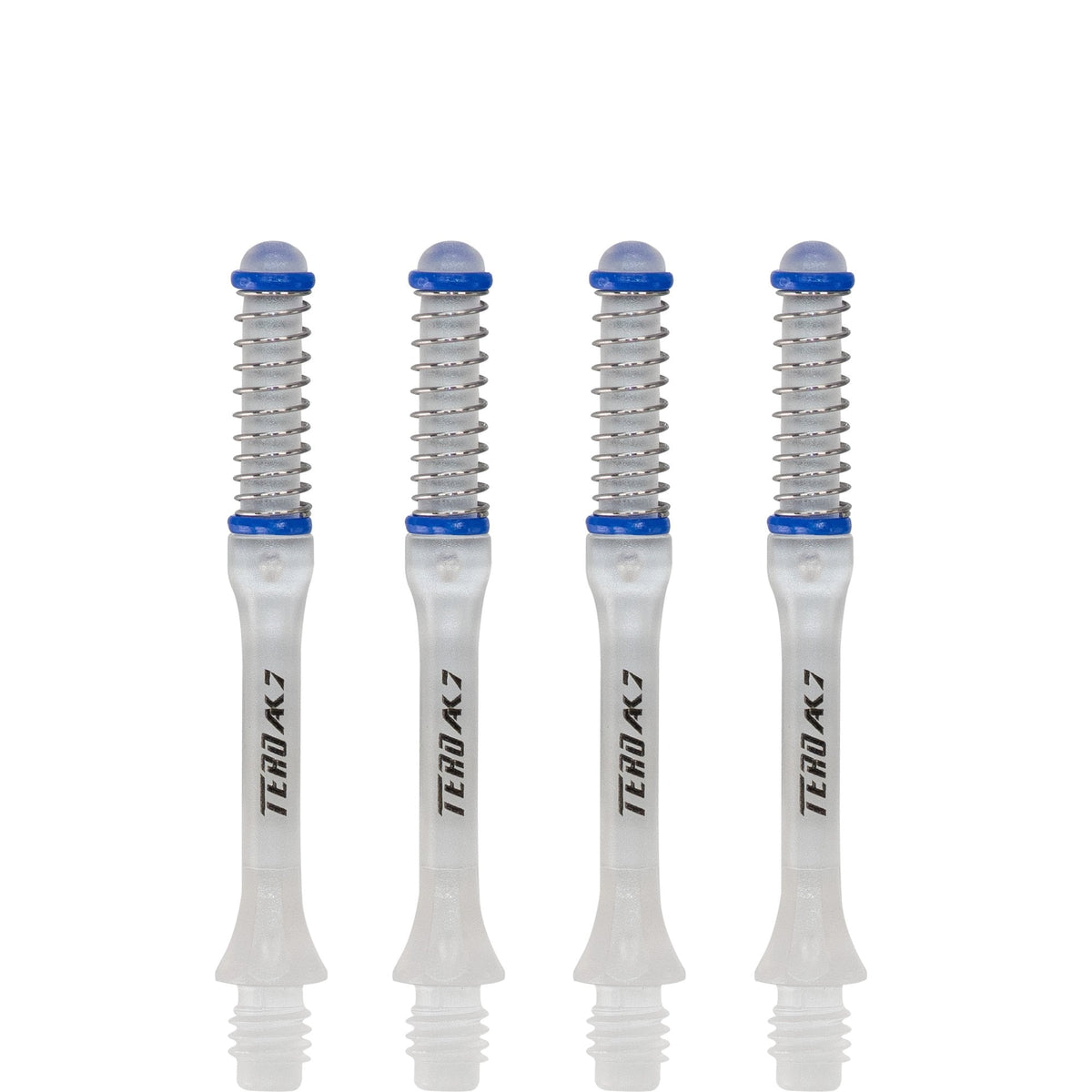 Cuesoul - Dart Shafts - Tero Flight System - AK7 - Slim - Set of 4 - Ice Clear Cuesoul 40mm