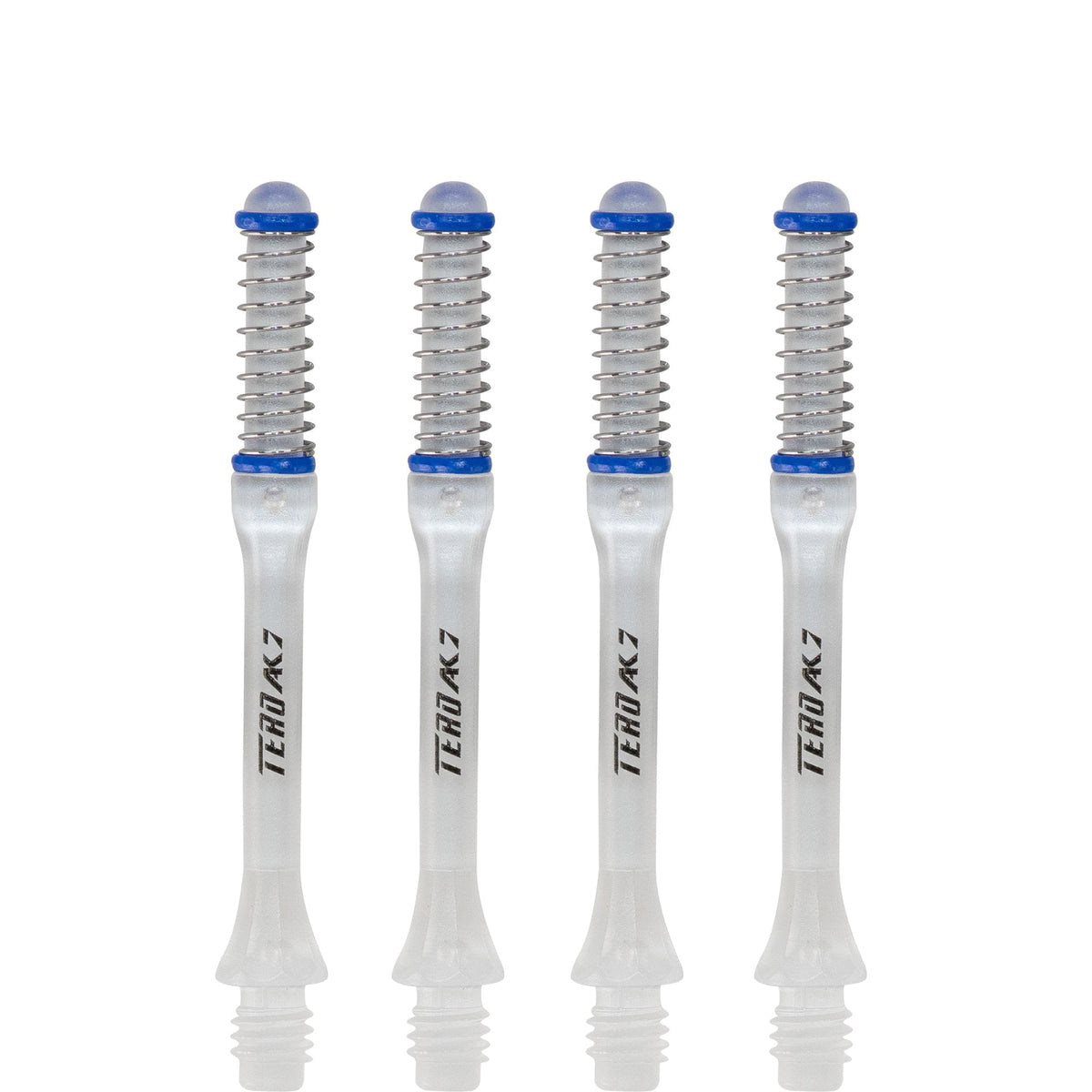 Cuesoul - Dart Shafts - Tero Flight System - AK7 - Slim - Set of 4 - Ice Clear Cuesoul 43.5mm