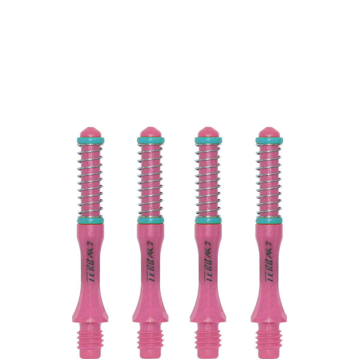 Cuesoul - Dart Shafts - Tero Flight System - AK7 - Slim - Set of 4 - Pink Cuesoul 32mm