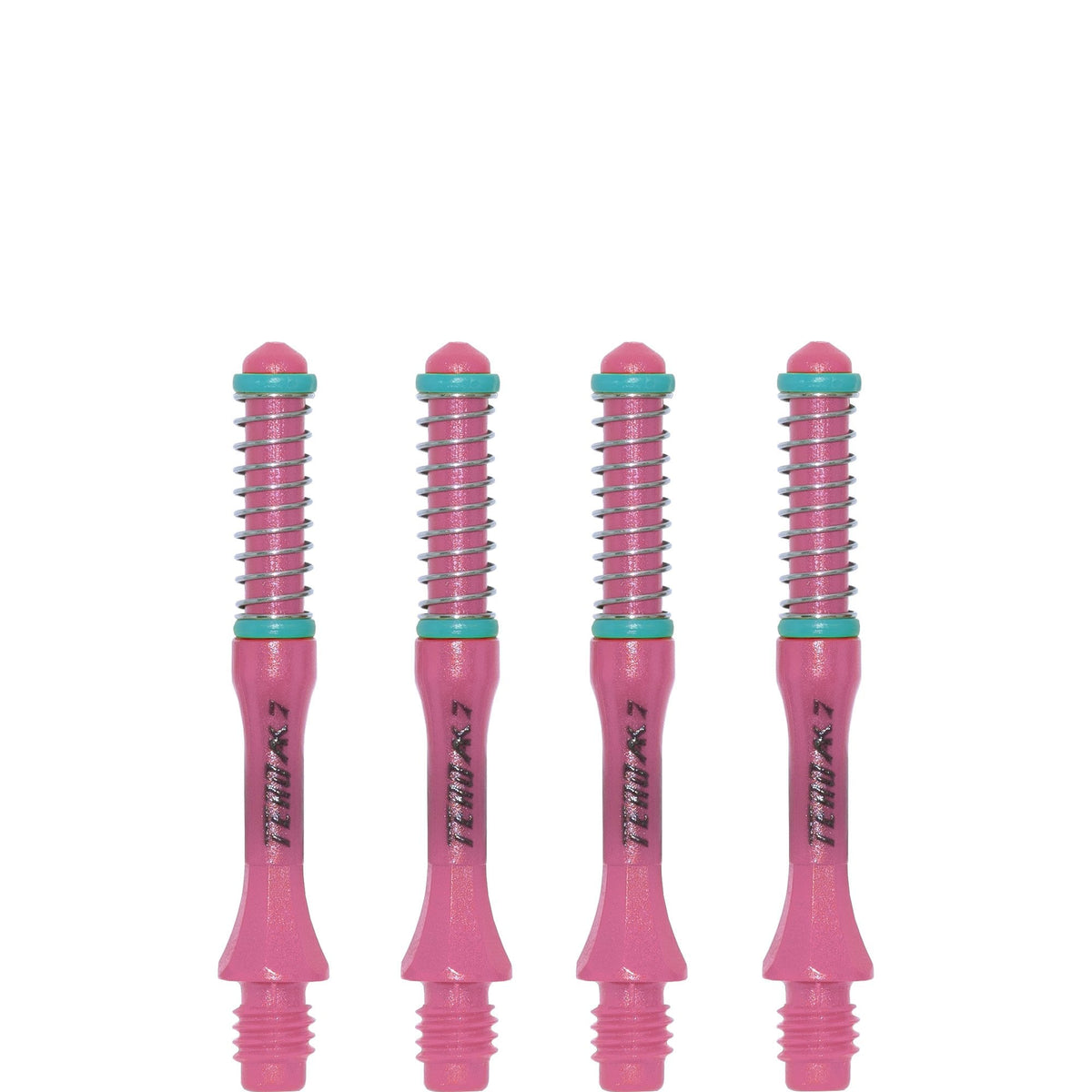 Cuesoul - Dart Shafts - Tero Flight System - AK7 - Slim - Set of 4 - Pink Cuesoul 34mm