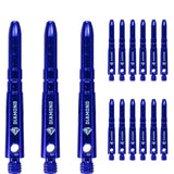 Cuesoul - Aluminium Dart Shafts - Diamond - Value Pack - 4 sets - Blue