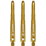 Cuesoul - Aluminium Dart Shafts - Diamond - Value Pack - 4 sets - Gold Medium