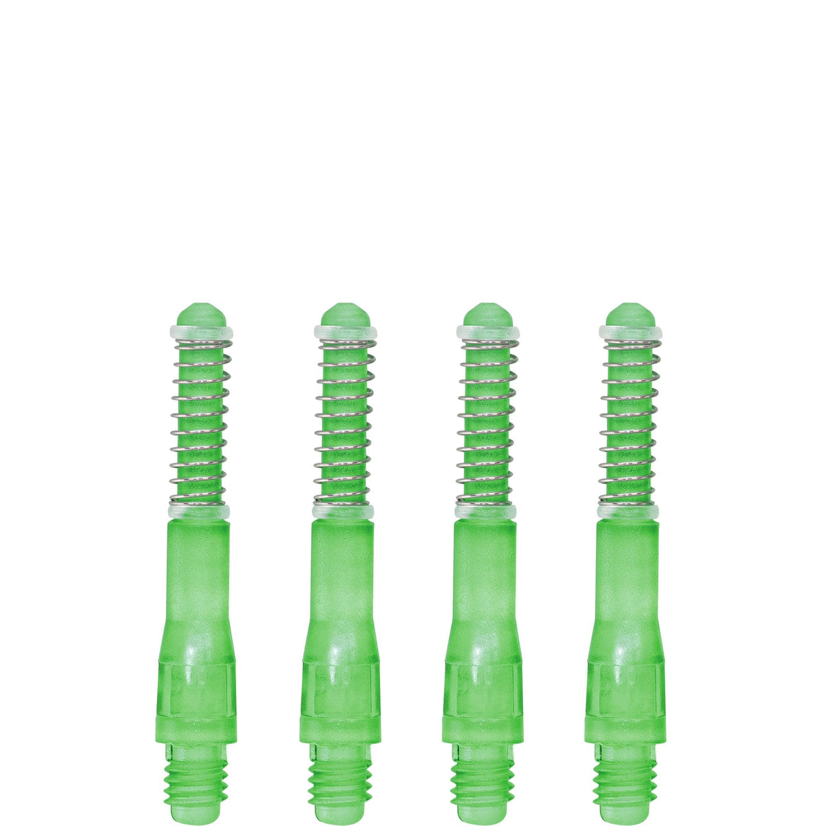 Cuesoul - Dart Shafts - Tero Flight System - AK7 - Gradient - Standard - Set of 4 - Lime Green Cuesoul 32mm