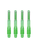 Cuesoul - Dart Shafts - Tero Flight System - AK7 - Gradient - Standard - Set of 4 - Lime Green Cuesoul 37mm