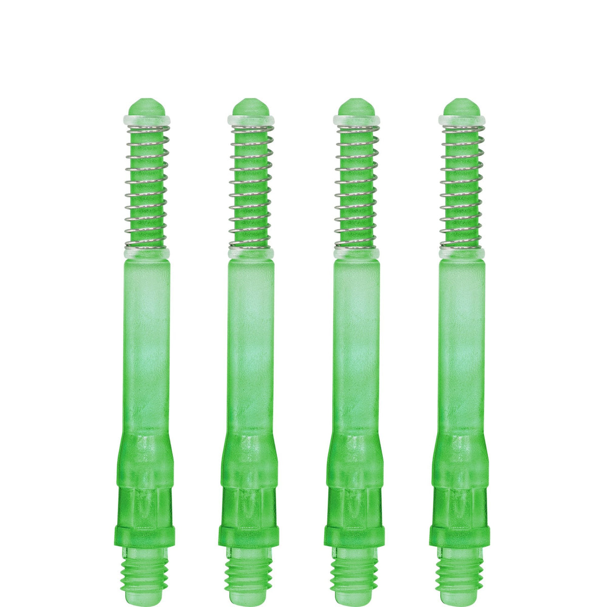 Cuesoul - Dart Shafts - Tero Flight System - AK7 - Gradient - Standard - Set of 4 - Lime Green Cuesoul 43.5mm