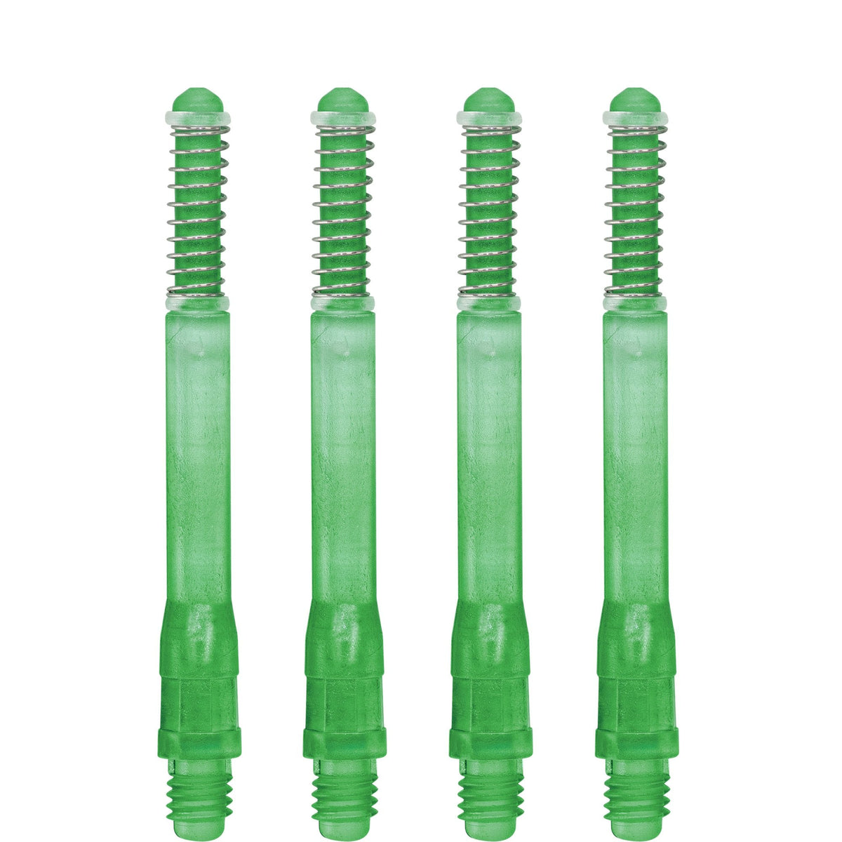 Cuesoul - Dart Shafts - Tero Flight System - AK7 - Gradient - Standard - Set of 4 - Lime Green Cuesoul 47mm